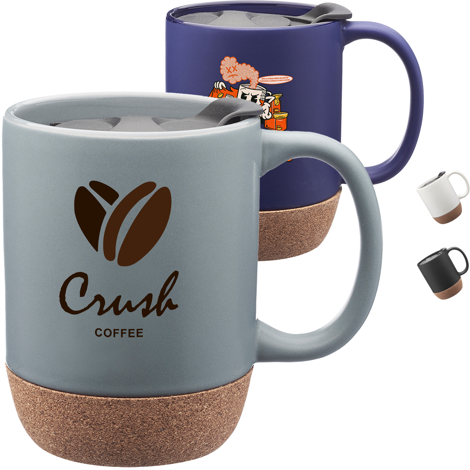 10oz coffee mug Tempercraft 10oz Camp Mug | Custom Laser Engraved | Stainless Steel main image 1