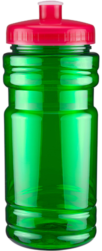 Translucent 20 oz Surf Bottle-Push Pull Lid