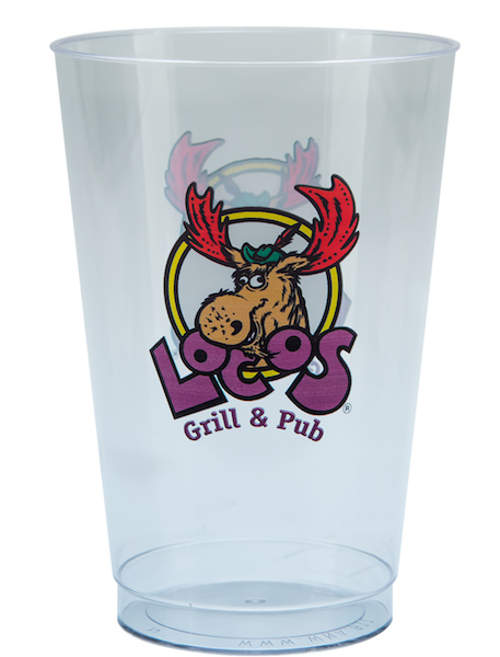 14 oz. Clear Hard Plastic Cup, Full-Color