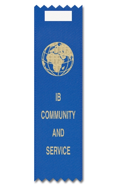 1 5/8 in. x 6 in. Custom Wearable Flat Ribbon Badge