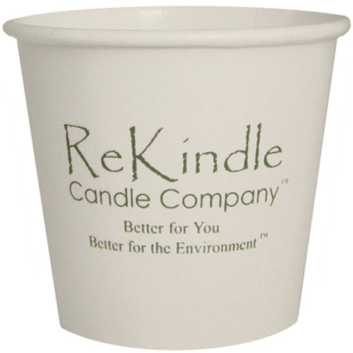 1Color Imprint 4 oz Hot and Cold White Paper Cups