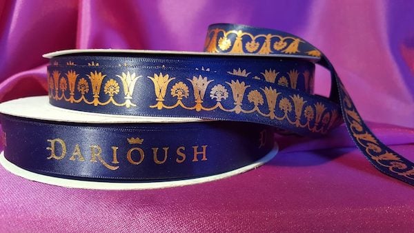 Royal Blue Double Faced Satin Ribbon for Crafts, 7/8 x 100 Yards by Gwen  Studios