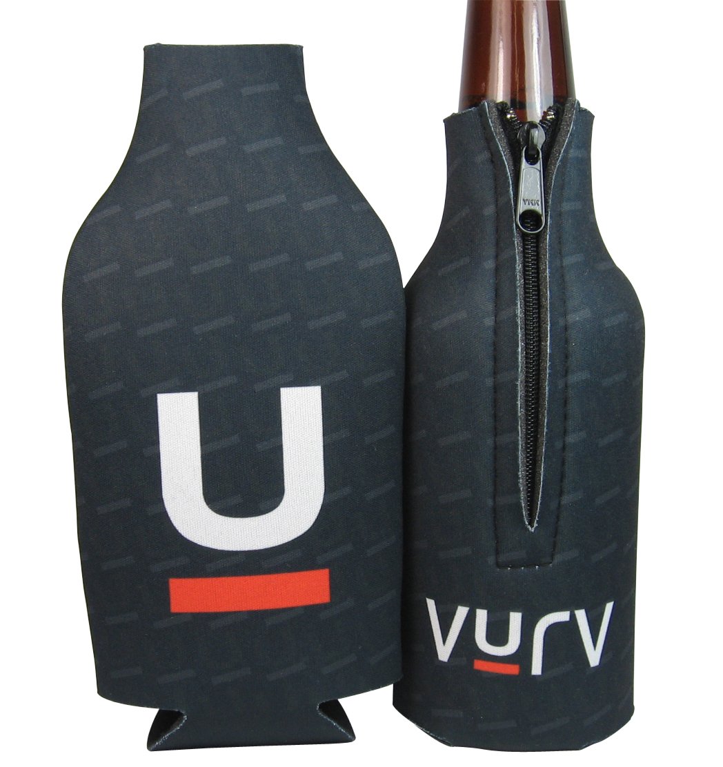 Bottle Koozies with Zipper (option to print on all sides)