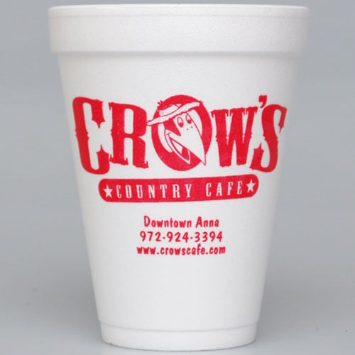 Personalized 12 oz Foam Cups (Online Preview)