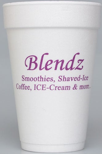 Personalized 16 oz Foam Cups (Online Preview)