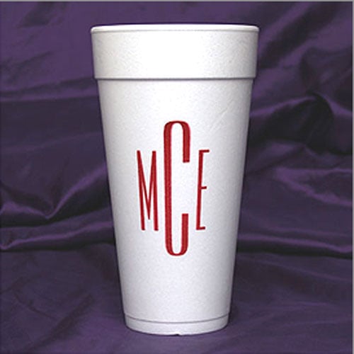Personalized 24 oz Foam Cups (Online Preview)